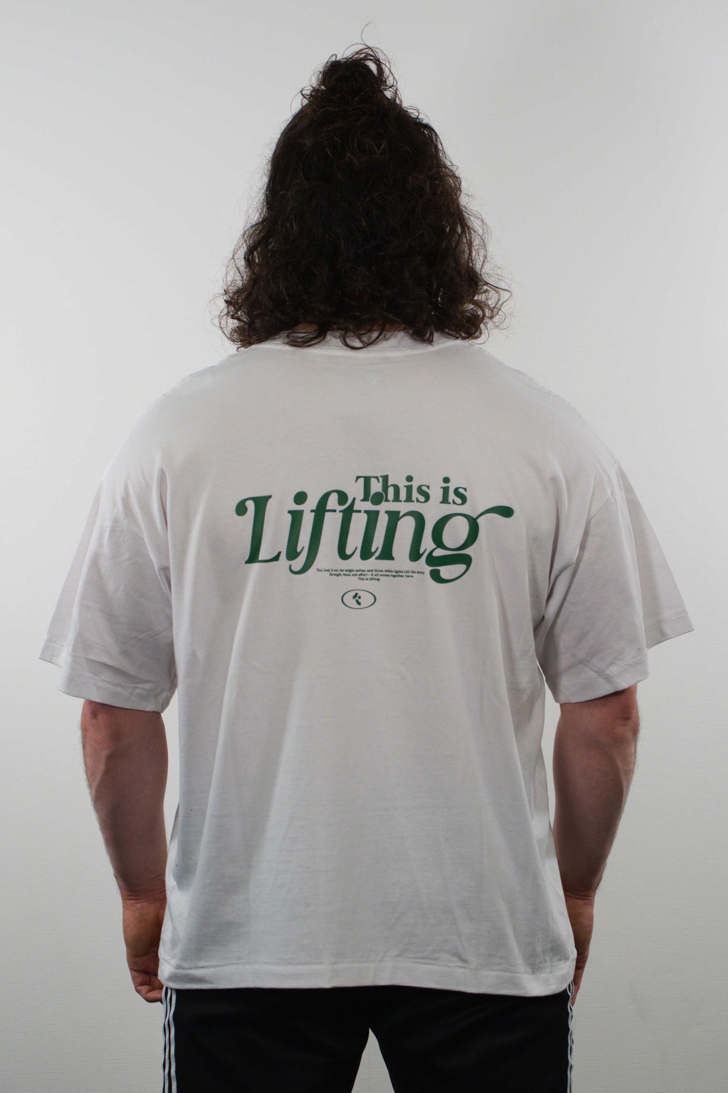 this is lifting shirt - white/green