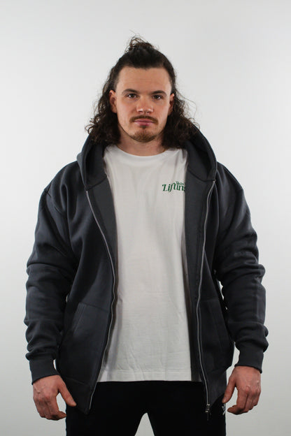 this is lifting zip - dark grey