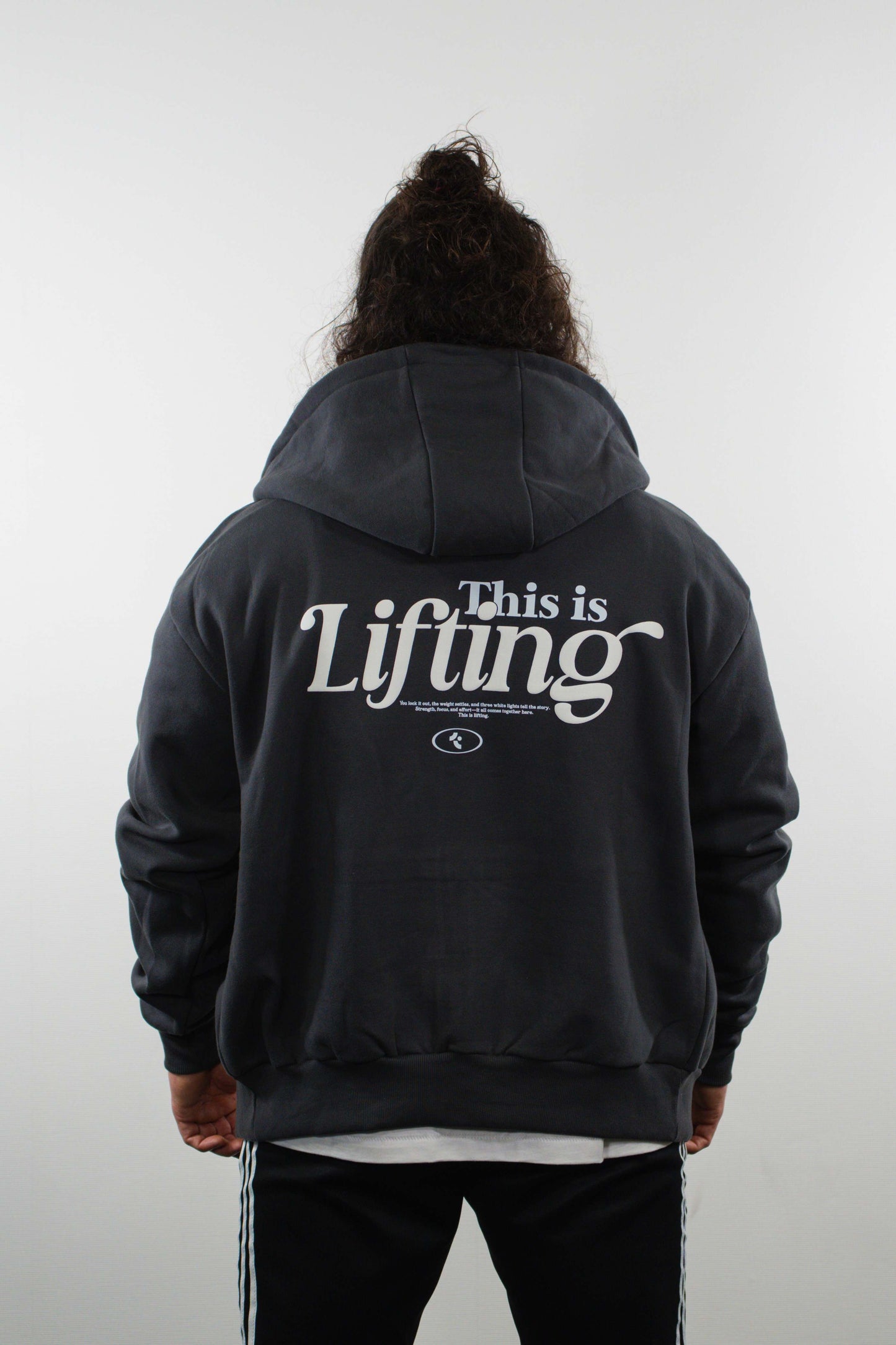 this is lifting zip - dark grey