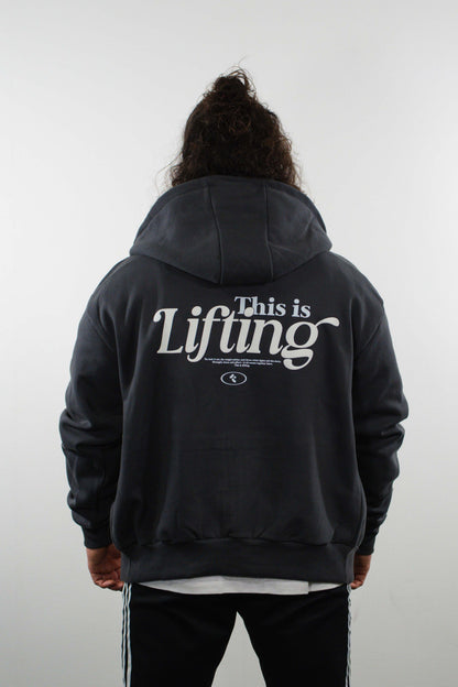 this is lifting zip - dark grey