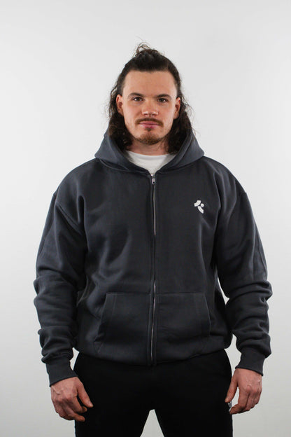 this is lifting zip - dark grey