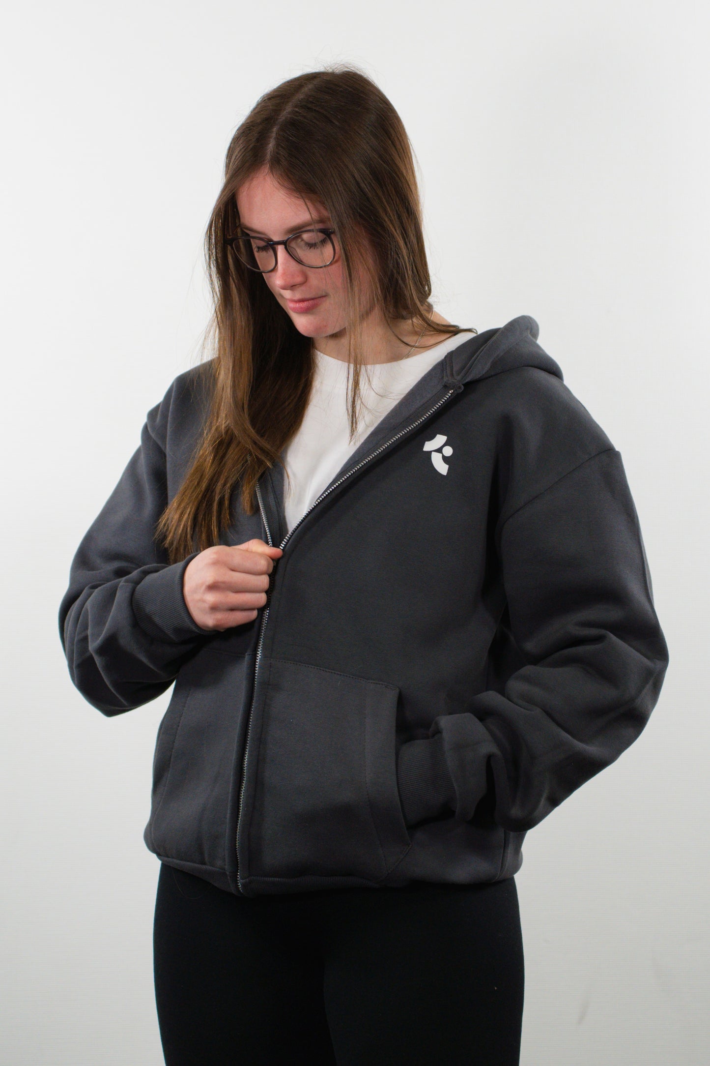 this is lifting zip - dark grey