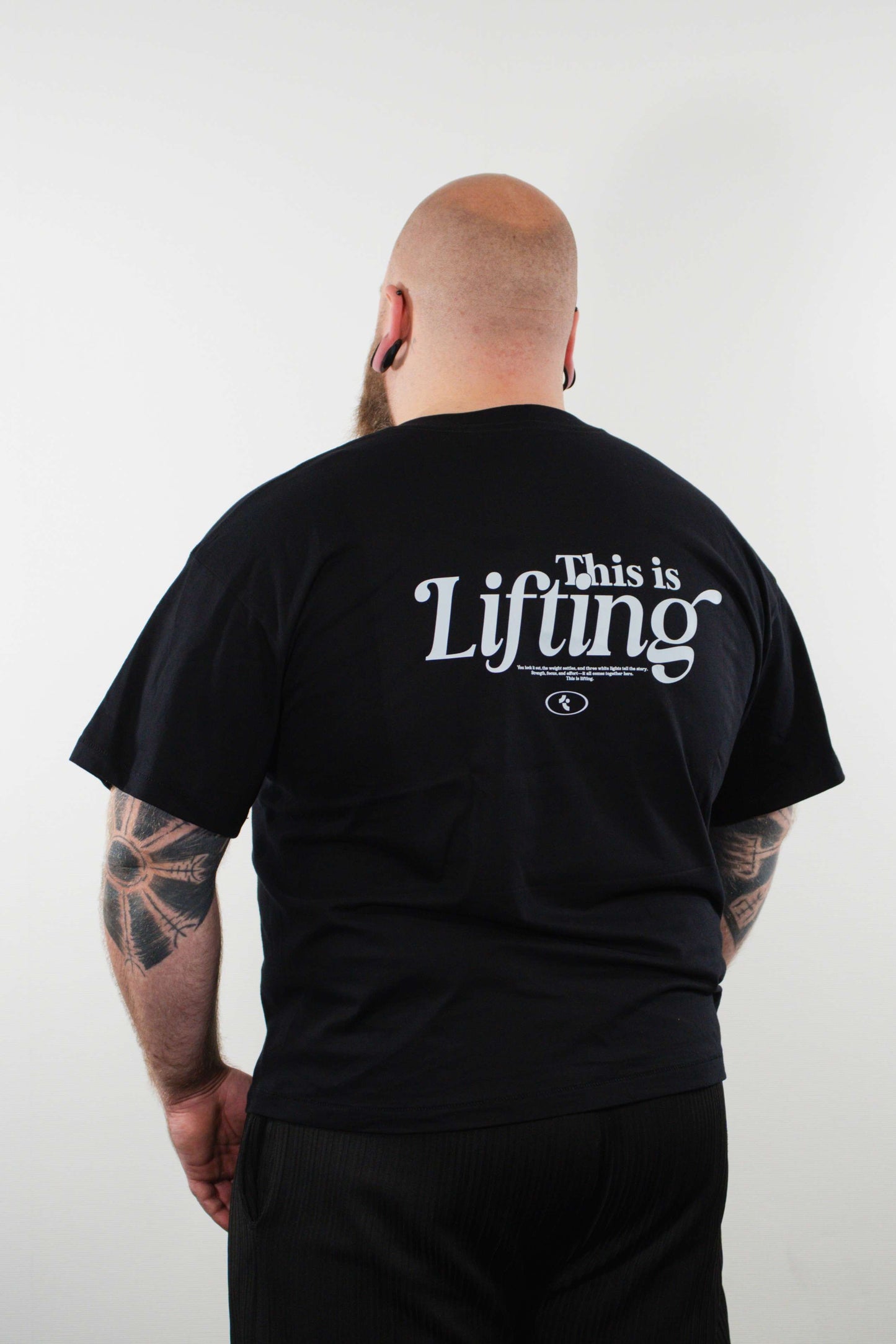 this is lifting shirt - black/white