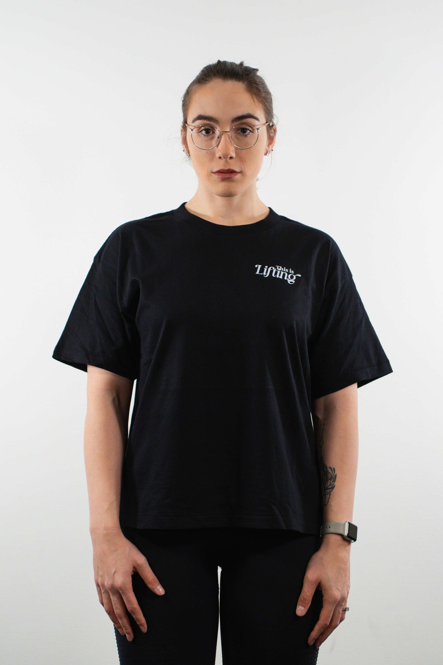 this is lifting shirt - black/white