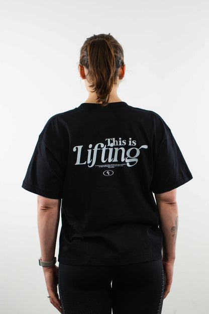 this is lifting shirt - black/white
