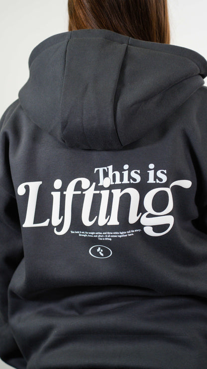 this is lifting zip - dark grey