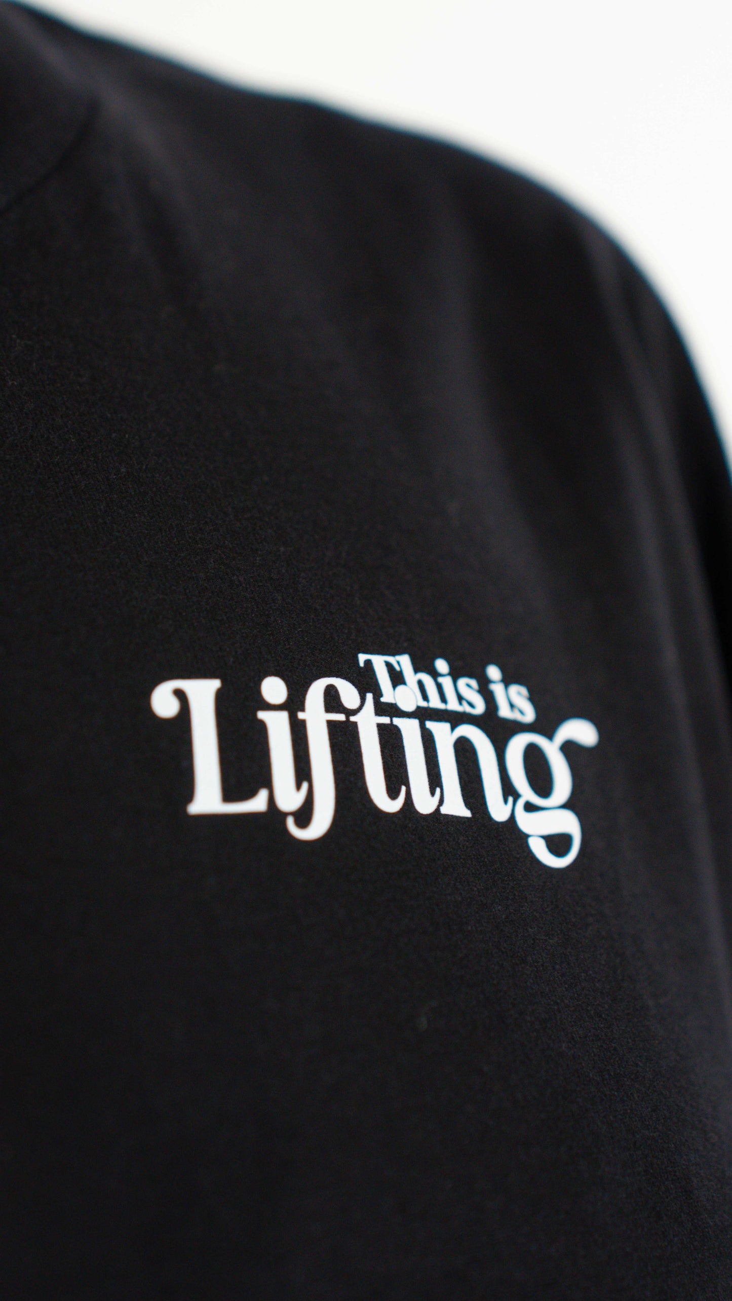 this is lifting shirt - black/white
