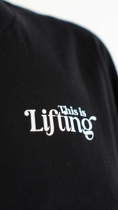 this is lifting shirt - black/white