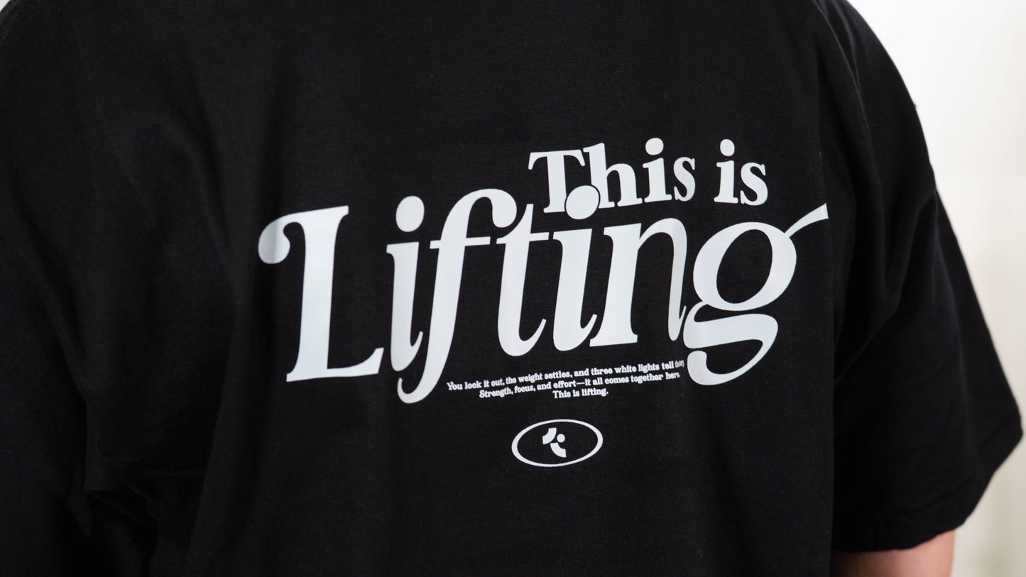 this is lifting shirt - black/white